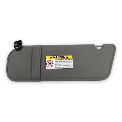 1989-2006 Ford Ranger Mazda B Series Driver Left Side Sun Visor Gray Cloth - Image 1 of 4