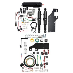 Kit de descenso de aire delantero + suspensión trasera apta para Harley Touring Glide 14-25 - Imagen 1 de 18