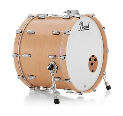 Профессиональный клен Pearl PMX 24x14 дюймов натуральный клен лак бас ударный барабан дилер - Изображение 1 из 4