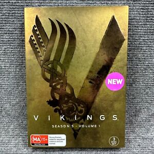 Vikings Season 5 Volume 1 DVD Film Movie Disc Region 4 VGC Free Postage