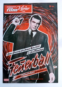 IFK / MFK Nr. 75 FEUERBALL James Bond 007 FILMPROGRAMM 12-seitig SEAN CONNERY - Picture 1 of 1