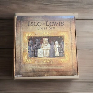 Isle Of Lewis Deluxe Replica Historic 20” Large Chess Set Ambassador Games - Picture 1 of 13