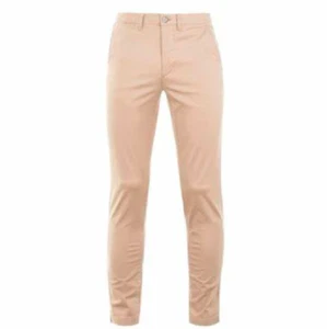 Pantalón chino Lacoste 5 bolsillos para hombre beige piedra talla W30 L32 (30R) #REF59 - Imagen 1 de 3