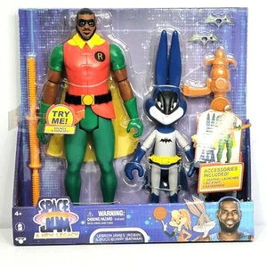 Space Jam New Legacy Lebron James Robin Bugs Bunny Batman Figures w/ Sounds - Picture 1 of 9