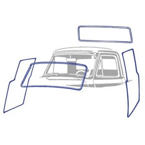 1953 1954 1955 Ford pickup / Truck cab weatherstrip kit with adhesive - Picture 1 of 2