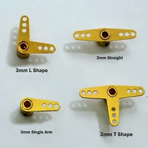 Per RC parti modello barca accessori 3 mm kit aggiornamento braccio rocker timone metallo - Foto 1 di 6