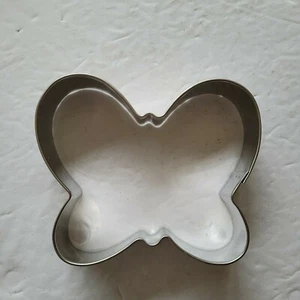 Cortador de galletas grande de metal mariposa 3 1/2" - Imagen 1 de 2