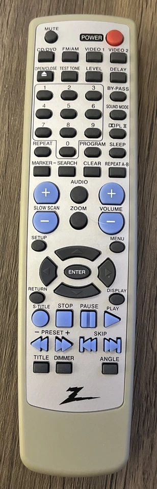 ZENITH 6710RCAG01B DVD HOME THEATER SYSTEM REMOTE CONTROL DVT-216 DVT216 NEW - Image 1 of 1