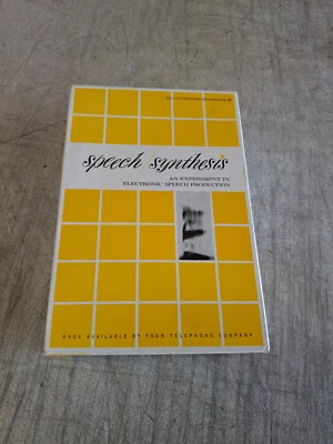 Bell System Speech Synthesis Science Experiment No. 3 Electronic Vintage NEW - Image 1 of 4