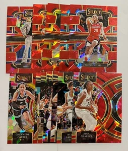 Tarjeta de baloncesto Panini Select WNBA 2024 ROJO HIELO AGRIETADO Prizm #1-250 ¡Tú eliges! - Imagen 1 de 13
