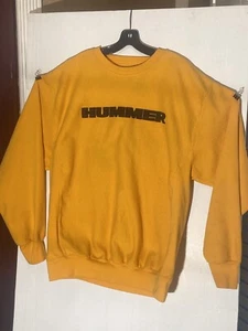 Size XL - Hummer Limited Edition Men's Sweatshirt Steve & Barry's Yellow Gold - Picture 1 of 2