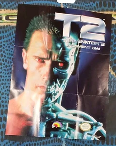 Poster 1992 Terminator 2 T2 Giorno del Giudizio Nintendo NES LJN-62-USA 1110 - Foto 1 di 3
