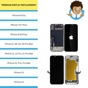 iPhone 7 8 X XS 11 12 13 14 & Pro Max Premium Screen Replacement Display LCD - Picture 1 of 30