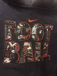 Neu mit Etikett Nike Jungen Fußball Hoodie dunkelblau Größe 7 - Bild 1 von 4