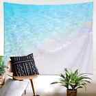 Blue Fresh Sea Beach 3D Wall Hang Cloth Tapestry Fabric Decorations Decor