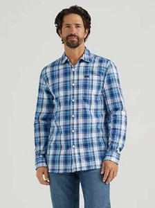Camisa Lee Para Hombre Extreme Motion Todo Propósito A Cuadros Abotonada - Imagen 1 de 3