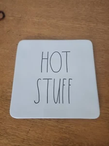 Rae Dunn Trivet Artisan Collection by Magenta HOT STUFF plate Ceramic hot plate - Picture 1 of 15