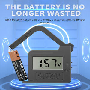 Universal Digital Battery Capacity Tester Volt Checker 1.5V D/AA/AAA Button Cell