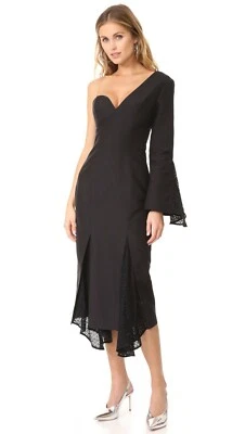 C/MEO COLLECTIVE Aspire black one shoulder fit and flaredress BNWT S - Image 1 of 4