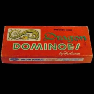 Dragon Dominos von Halsam Double Nine Boxed Set 55 Teile mit Regeln - Bild 1 von 5