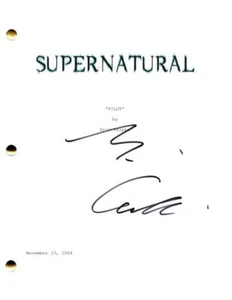 Misha Collins Signed Autograph Supernatural Full Pilot Script Screenplay Castiel - Picture 1 of 2