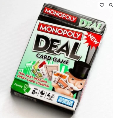 Monopoly Deal Card Game ages 8+  2 to 5 players 15 minute family game - Image 1 of 2