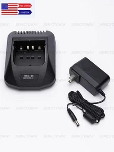 NEW RAPID CHARGER FOR KENWOOD KSC-24 TK3100 TK372 TK272 TK380 TK280 TK260 TK360G - Picture 1 of 5