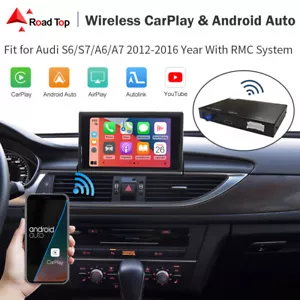 Wireless Carplay Android IOS Auto Navi Decoder Kit for Audi A6 A7 C7 With RMC - Bild 1 von 12