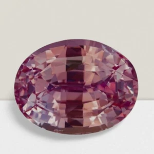 Pink Sapphire Oval Cut Gemstone 6 Cts - 14x10 mm Flawless Loose Gem - Picture 1 of 6