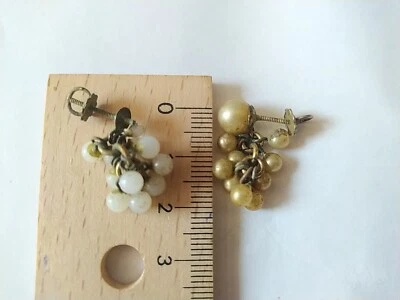 Antike  alte Ohrringe, Hänger und Perlen - Bild 1 von 4