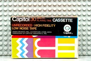 CAPITOL "HEIROGLÍFICOS PSICODÉLICOS" 30 CINTA DE CASETE EN BLANCO (1) (SELLADA) - Imagen 1 de 5