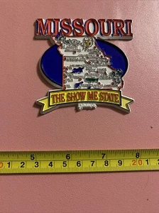Missouri MO Show Me State Souvenir Refrigerator Magnet Tourist Travel - Picture 1 of 5
