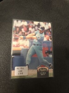 1992 Stadium Club #150 George Brett Kansas City Royals Card (o)