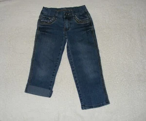 Arizona Jean Co. Capris Cropped Roll Up or Down - Rhinestones - Size 7 Slim - Picture 1 of 3