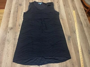 Simply Vera Vera Wang Dress, Women's Size XL, Black, Sleeveless, Textured - Picture 1 of 6