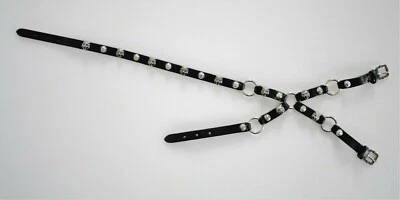 NUEVO Auténtico Brazalete GUCCI CABEZA FELINA CUERO Y METAL NEGRO L Foto 1 de 4