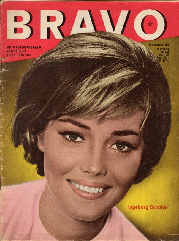BRAVO 23/1962 - INGEBORG SCHÖNER, FRANKIE AVALON, STEVE McQUEEN, GEORGE HAMILTON - Image 1 of 1