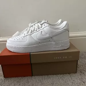 Nike Air Force 1 Low Retro White Anniversary Edition - Size UK 9 EU 44 US 10 - Picture 1 of 7