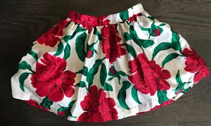 GYMBOREE Niñas Falda Talla 4 Estampado Rosa Satén Cintura Ajustable Fiesta Falda - Imagen 1 de 4