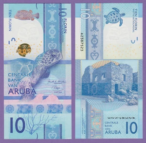 ARUBA 10 Florin P 21a 2019 nuevo UNC P 21a - Imagen 1 de 1