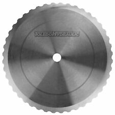 Toledo Hydraulic Hose Cut Off 8" X 5/8" Arbor Notched Scalloped Blade fits To...