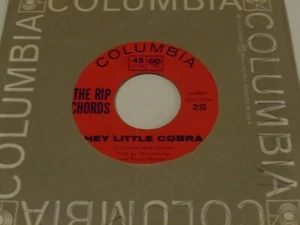 The Rip Chords 45 Hey Little Cobra Columbia 1963 - Picture 1 of 2