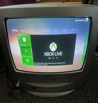 Samsung 14” TI-14N3 CRT TV Retro Gaming - w/ Remote - Working (VHS Not Working) - Image 1 of 4