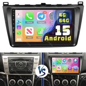 Radio estéreo para coche Mazda 6 2009-2013 Android 15.0 Carplay GPS navegación WIFI 4+64 GB - Imagen 1 de 13