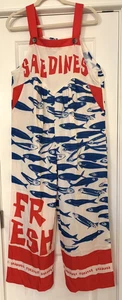 Sardines Forever Overall Jumpsuit Gr. M Stretch bunt rot blau - Bild 1 von 7
