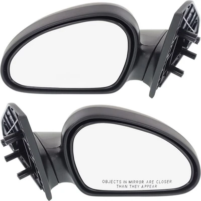 Juego de 2 espejos manuales para Ford Escort 1997-2002 izquierda y derecha negro Foto 1 de 4