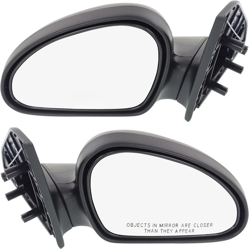 Juego de 2 espejos manuales para Ford Escort 1997-2002 izquierda y derecha negro Foto 1 de 4