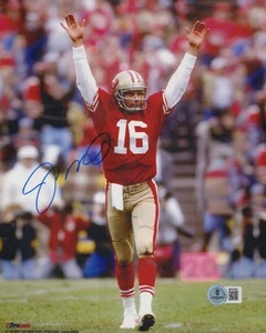 JOE MONTANA 49ERS SIGNED AUTOGRAPHED 8X10 PHOTO BECKETT BR33436 - Picture 1 of 1