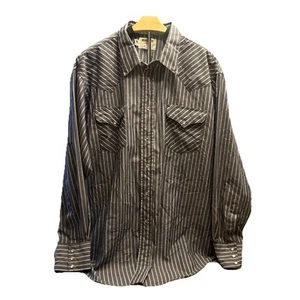 Camisa Vaquera Occidental Vintage Ruddock Para Hombres 18/35 Flying R Perla A Presión - Imagen 1 de 3