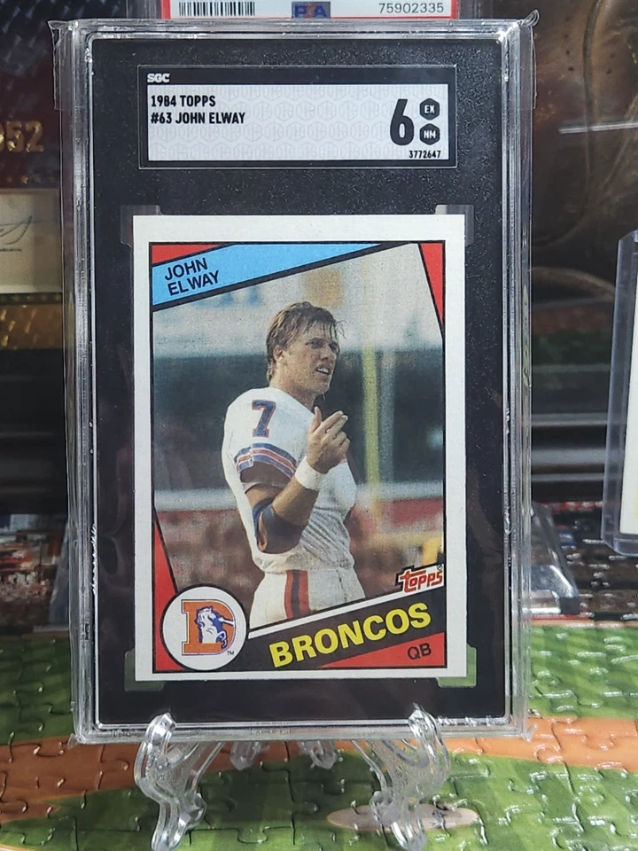 1984 Topps Set-Break # 63 John Elway SGC 6 (RC) - Image 1 of 1